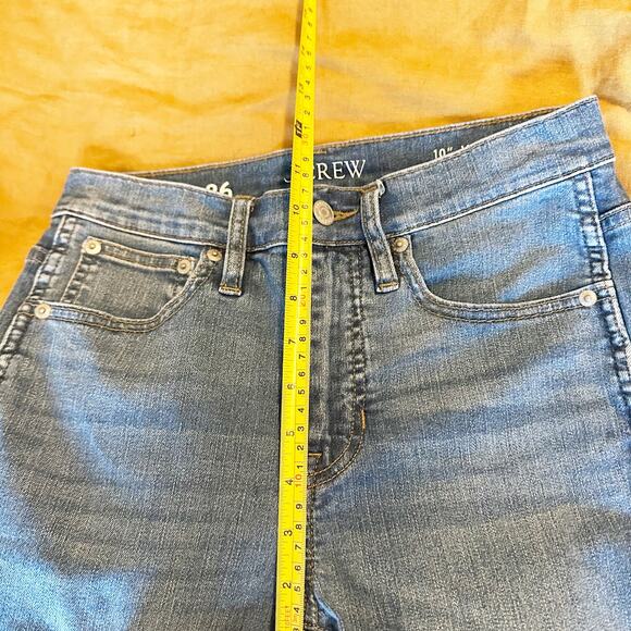 J. Crew 10" vintage Slim-Straight Jean in Misty Surf Wash sz 26 - Picture 12 of 13